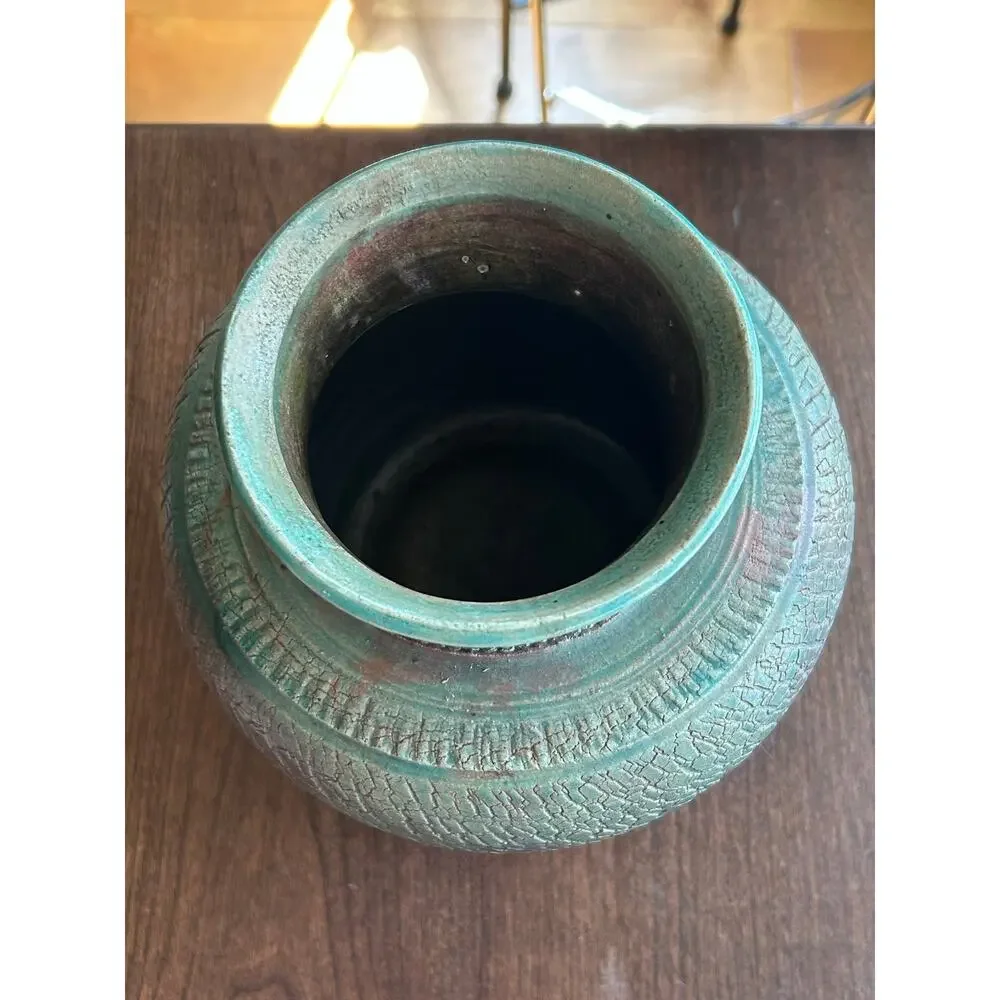 Handmade vintage raku
